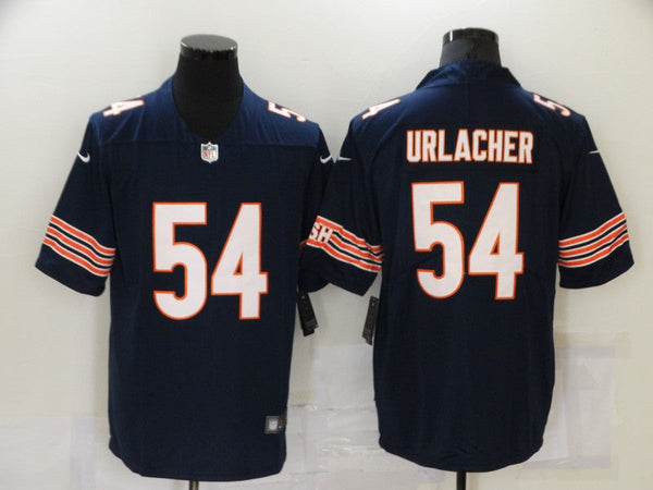 Men's Chicago Bears Brian Urlacher #54 Navy Game Jersey