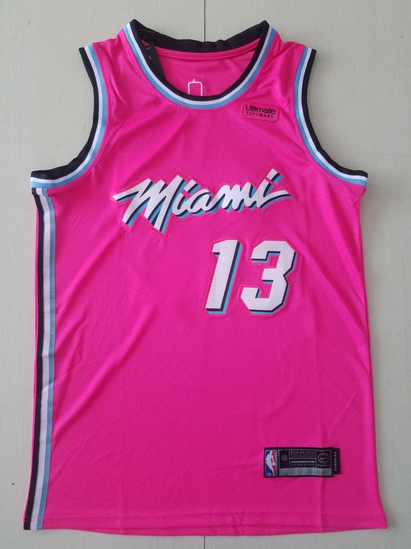 Men's Miami Heat Bam Adebayo #13 Pink Swingman Player Jersey