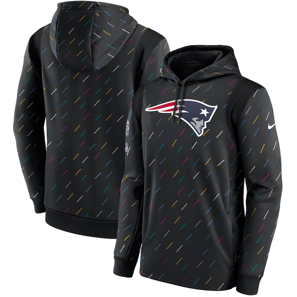 Men's New England Patriots NFL 2021 Salute to Service Hoodie Black