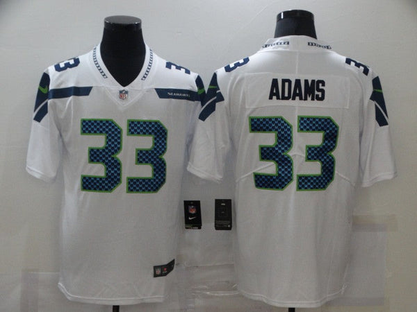 Men's Seattle Seahawks Jamal Adams #33 White Game Jersey