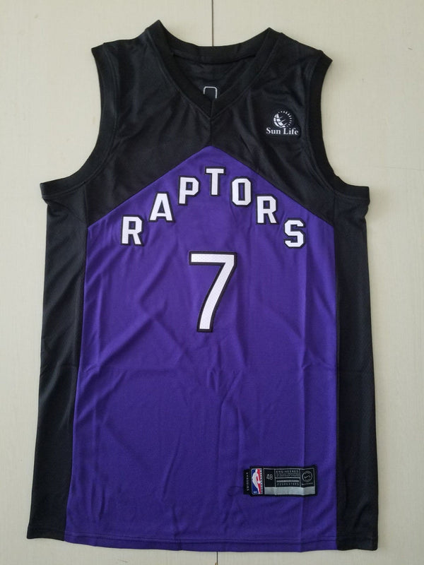 Men's Toronto Raptors Kyle Lowry Black/Purple 2020/21 Swingman Player Jersey