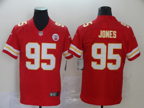 Men's Kansas City Chiefs Chris Jones #95 Red Player Game Jersey