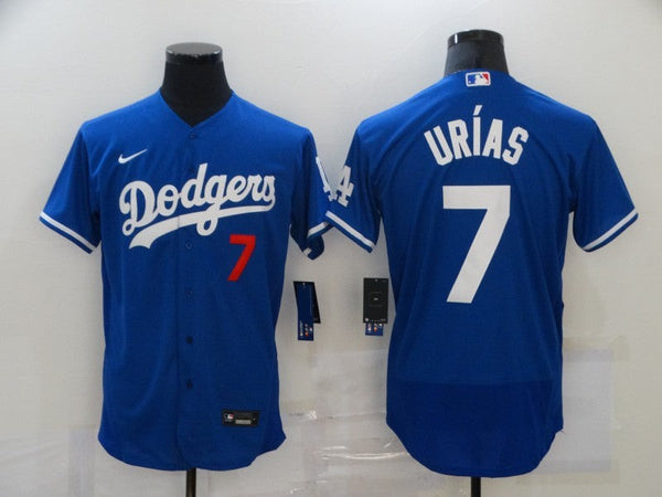 Men's Los Angeles Dodgers Julio Urias #7 Blue Replica Player Jersey