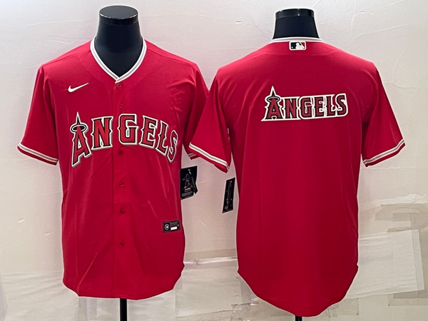 Men's Los Angeles Angels Red Alternate Replica Player Jersey